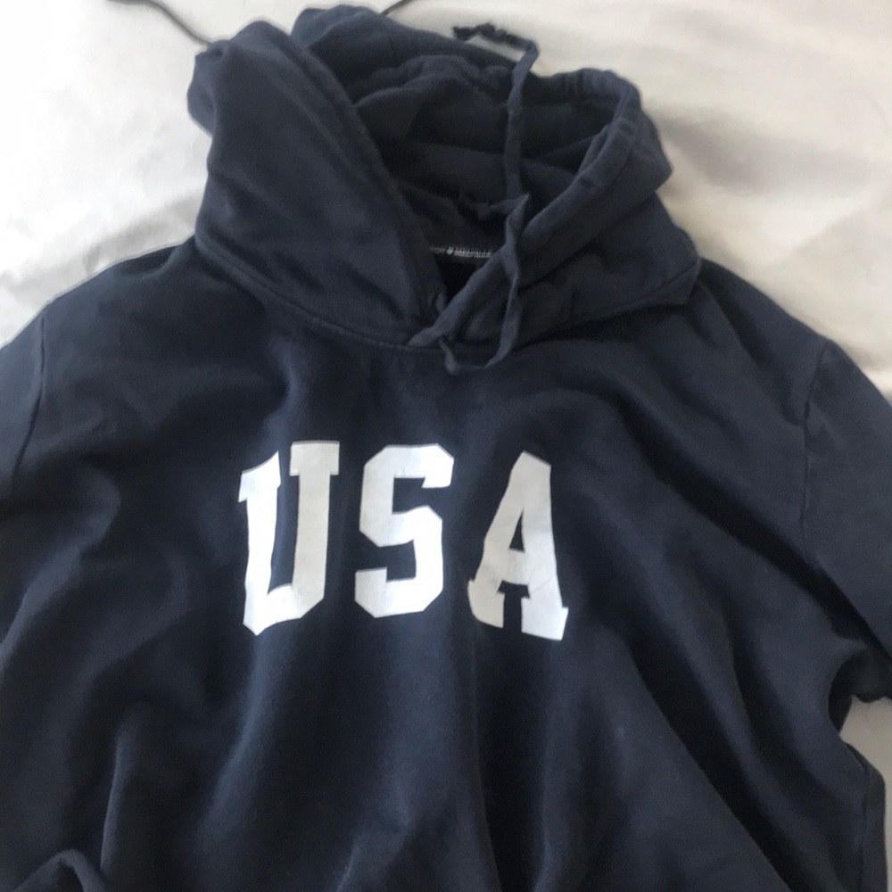 *RARE* Brandy USA cropped hoodie